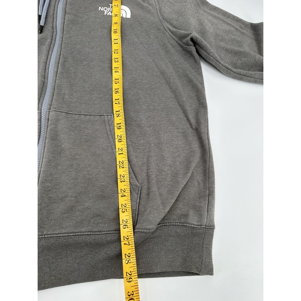 The‎ North Face Sweatshirt Gray Hooded Full Zip Sweater Men's Size XL - Picture 3 of 5